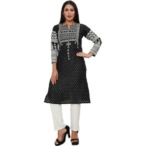 Maple Clothing Indian Kurtis for Women Long Silk Kurta India Tunic Tops in Kuwait