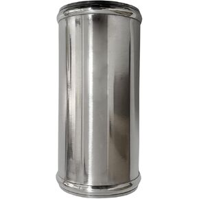 OD 3.5 بوصة (89 مم) أنبوب أنبود أنبوب ألمنيوم مستقيم 6 "طول (150 مم) موصل أنابيب محول الهواء العالمي مصقول