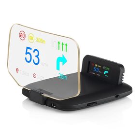 رؤساء OBD2 UP عرض الملاحة للسيارة OBD2 و GPS Dual SPEADESTOR للسيارة HUD MPH العرض مع متر RPM CAR ، TEM WATER ، PSI ، VOLT ، NILAGE