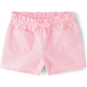 Gymboree Girls Tie Front Linen Shorts