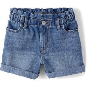 The Children's Place Girls' Denim Shortie Shorts