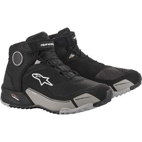 Alpinestars CR-X Drystar Riding Shoes (12) (BLACK/COOL GREY)