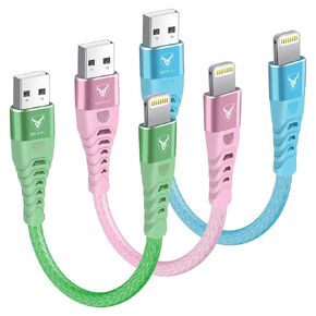 iPhone Charger Cord 10FT, 3Pack [MFi Certified] Lightning Cable [Fast Charging & High Speed] Braided USB Charging Cable Compatible With iPhone 14/13/12/11 Pro/XS MAX/XR/XS/X/8/7/Plus/6S/6/SE/iPad/Mini