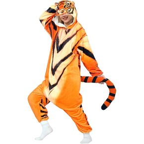 Adult Animal Onesie Pajamas Halloween Cosplay Costume Homewear Pajamas for Women and Men