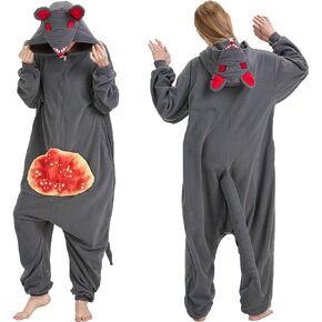 Adult Mouse Onesie Pajamas,Mouse Costume animal Onesie Pajamas,Christmas Halloween Mouse Onesie Pajamas