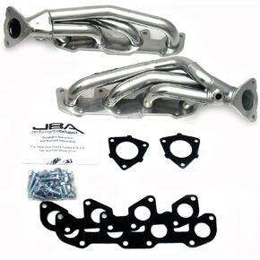JBA 2010SJS 1-1/2" Shorty Stainless Steel Silver Ceramic Exhaust Header for Tundra/Sequoia 4.7L
