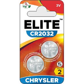 Key Fob Batteries Replacement for Jeep Dodge Ram Chrysler (Cherokee Caravan Town & Country Charger Compass Durango Challenger Journey Renegade Pacifica Patriot) Remote Fobik (2 Total)