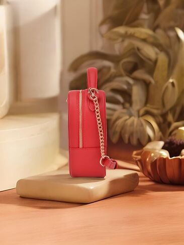 lola mae Heart Shape Satchel Crossbody Purse for women Zip Around Shoulder Bag in Saudi Arabia