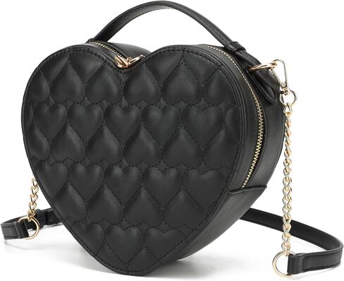lola mae Heart Shape Satchel Crossbody Purse for women Zip Around Shoulder Bag in Saudi Arabia