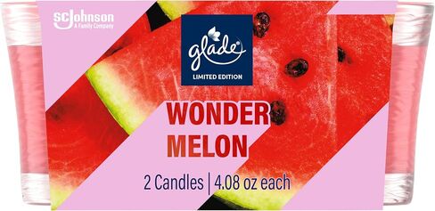 Glade Candles, Cool Coconut Limited Edition, Fragrance Infused with Essential Oils, 8.16 oz Total, 2 Pack in Saudi Arabia