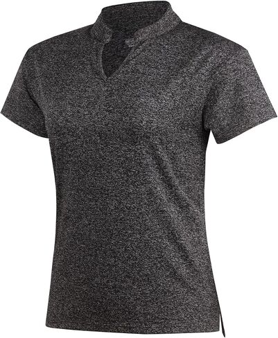Women Golf Tennis Shirts,Athletic Women T-Shirts V-Neck Tops Short Sleeve Collarless Shirts in Kuwait