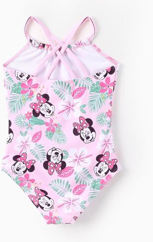 Disney Mickey and Friends Girls Swimsuits UPF 50+ One Piece Bathing Suits Sport Summer Beach Swimwear for Kids Size 3-13Y in Saudi Arabia