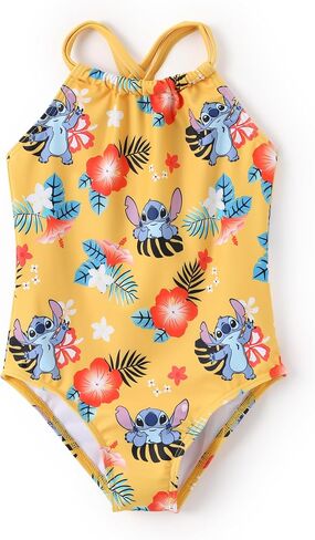 Disney Mickey and Friends Girls Swimsuits UPF 50+ One Piece Bathing Suits Sport Summer Beach Swimwear for Kids Size 3-13Y in Saudi Arabia