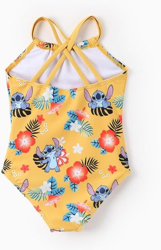 Disney Mickey and Friends Girls Swimsuits UPF 50+ One Piece Bathing Suits Sport Summer Beach Swimwear for Kids Size 3-13Y in Saudi Arabia