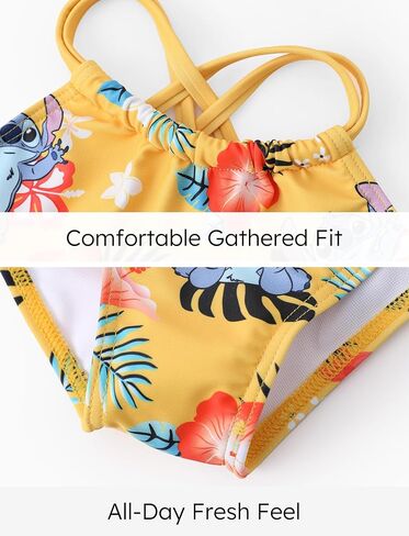 Disney Mickey and Friends Girls Swimsuits UPF 50+ One Piece Bathing Suits Sport Summer Beach Swimwear for Kids Size 3-13Y in Saudi Arabia