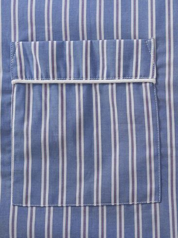 Latuza Men's Cotton Button Up Sleep Shirt with Pockets in Saudi Arabia