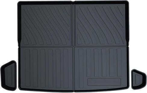 Cherokee Cargo Liners - All-Weather Protection Rear Cargo Trunk Tray Floor Mats Compatible with 2014-2018 Jeep Cherokee, 3D Modeling Waterproof Durable Odorless Black TPO Accessories Custom-Fit in Saudi Arabia
