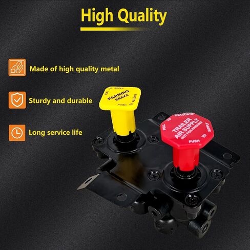 K035691 MV-3 ​​Air Brake Manifold Mifold Dash Valve Fit for Freightliner Mack Volvo International Semi Trucks Trailers 5001231 745K035691 BWK035691 in Kuwait
