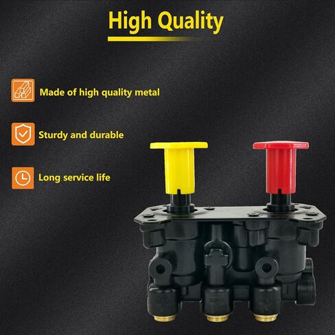 K035691 MV-3 Air Brake Manifold Control Dash Valve Fit For Freightliner Mack Volvo International Semi Trucks Trailers 5001231 745K035691 BWK035691 in Kuwait