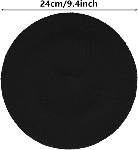 قبعات Choyaxo French Beret Hats القبعات الكلاسيكية الصلبة للفتيات in Saudi Arabia