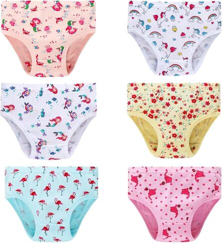 Family Feeling Girls' 100% Cotton Underwear - Comfortable & Breathable Panties for Kids in Saudi Arabia