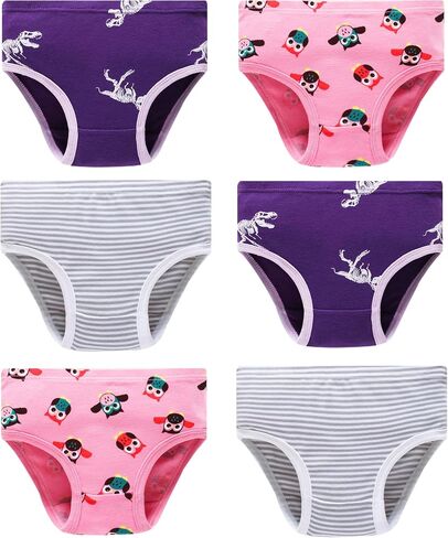 Family Feeling Girls' 100% Cotton Underwear - Comfortable & Breathable Panties for Kids in Saudi Arabia