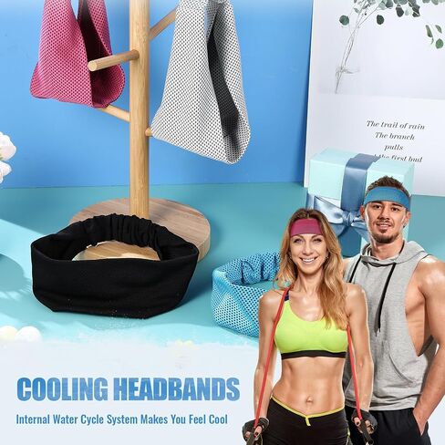 Coume 4 PCS Boading Headbands for Women Men Men Beys Rescorms Rectors Feards Sports Hair Fands for Jurn in Kuwait