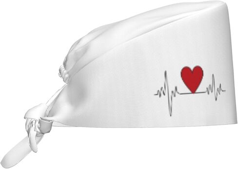 Working Cap Scrub Cap with Sweatband Adjustable Unisex Women Tie Back Hat Nurse Surgical Caps in Saudi Arabia
