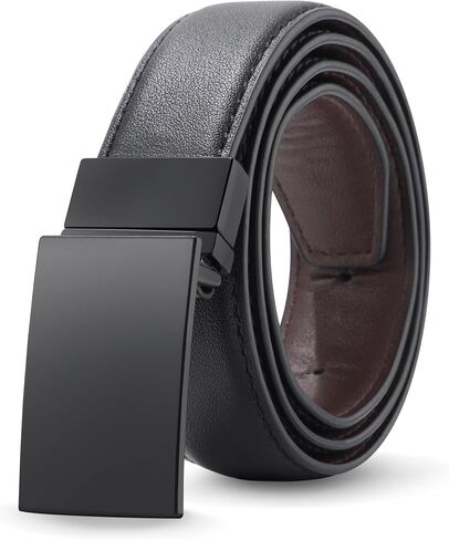 Kajeer Boy Belts for Kid Reversible,Durable PU Metal Buckle Leather Belt Toddler Youth Belt for School Uniform Casual in Kuwait