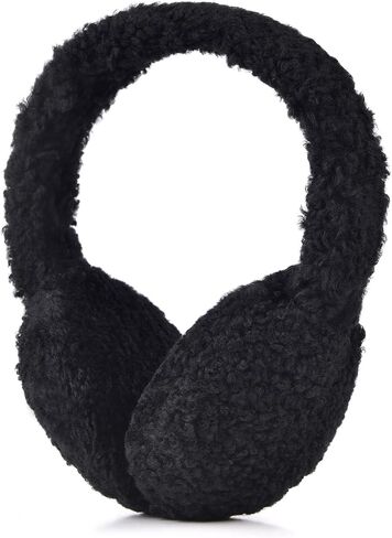 Harssidanzar Womens Winter Ambuffs ، Sheepeskin Earwarmers ، Ptick Outdoor Earwarmers HL305US in Kuwait