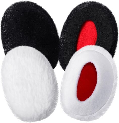 SATINIOR 2 Pairs Bandless Earmuffs Ear Warmers Winter Ear Covers Earcaps for Outdoors, M in Kuwait