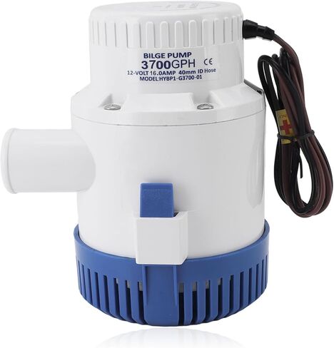 3700 GPH Bilge Pump, Boat Marine Plumbing Electric Bilge Pump Easy Install Efficient for Spa (12V) in Saudi Arabia