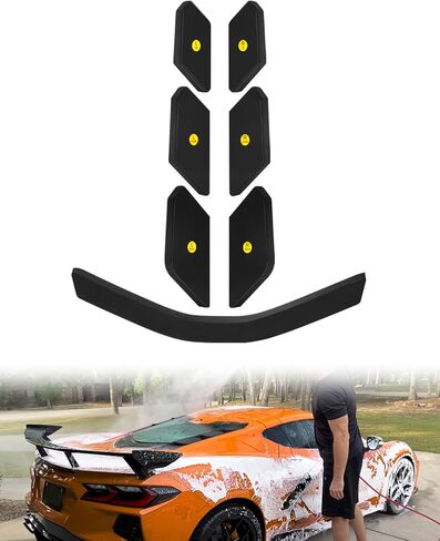 C8 Corvette Dry Bay Vent Blocks 7 قطع - يمنع المياه المفرطة من دخول حجرة المحرك عند غسل السيارة - تحسين تجربة غسيل السيارات - C8 Corvette Accessories in Saudi Arabia