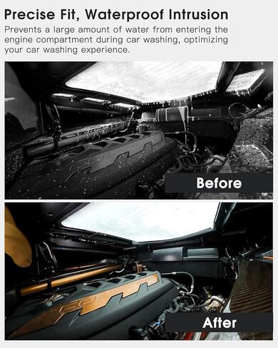 C8 Corvette Dry Bay Vent Blocks 7 قطع - يمنع المياه المفرطة من دخول حجرة المحرك عند غسل السيارة - تحسين تجربة غسيل السيارات - C8 Corvette Accessories in Saudi Arabia