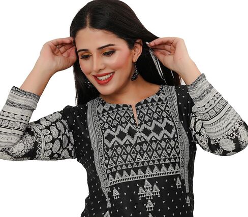 Maple Clothing Indian Kurtis for Women Long Silk Kurta India Tunic Tops in Kuwait