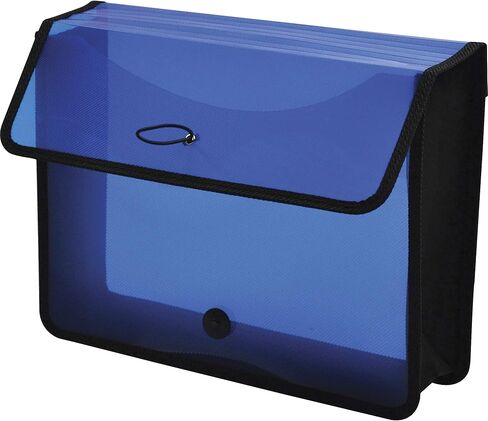 Lion Ex pand-N-File Poly Ex panding Wallet, Legal (9-1/2 x 15 Inches), 2-1/2 Inches Gusset, Black, 1 Wallet (48150-BK) in Saudi Arabia