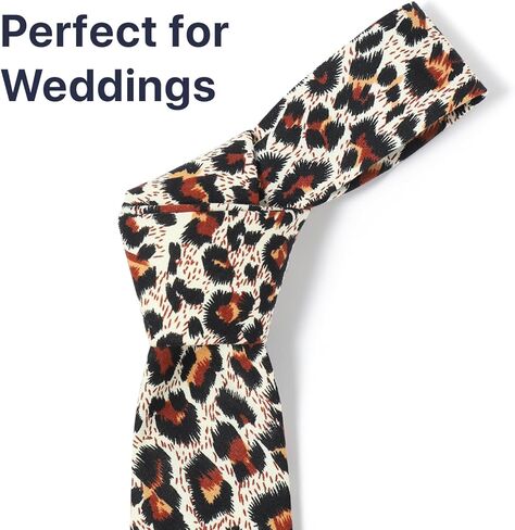 Mens Floral Tie | Cotton Printed Skinny Necktie for Wedding | Spring & Summer in Kuwait