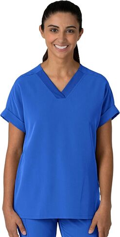 WonderWink Women's Drop Shoulder Boxy Scrub Top in Kuwait