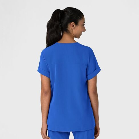 WonderWink Women's Drop Shoulder Boxy Scrub Top in Kuwait