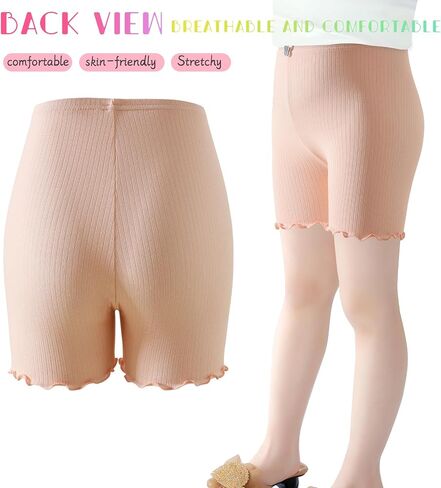 8 Pack Girls Shorts Toddler Biker Shorts Girl Under Dress Shorts Cartwheel Shorts Kids Safety Shorts in Saudi Arabia
