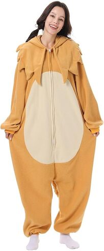 Adult Onesie Pajamas, Unisex Cute Animal Costume, Cosplay Halloween Jumpsuit Sleepwear for Women Men in Saudi Arabia