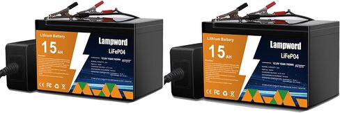 12v Lifepo4 Battery 12 Volt 15Ah Lithium Rv Battery,Marine 15000 Deep Cycle Battery,Built-in 15A BMS for RVs,Golf Cart,Home Energy Storage,Outdoor,Boats in Saudi Arabia