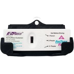 EZ Pass Holder | Fastrak Holder - 1 Pack - 3 Point Mount - Black - Toll Transponder Holder for New and Older Sizes - Toll Transponder Holder for new and older sizes