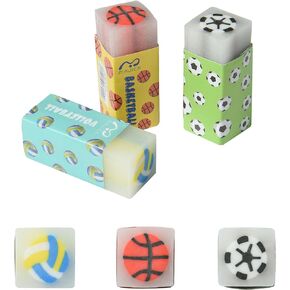 18Pcs Cute Animal Erasers for Kids Bulk, Kawaii Fun Pencil Jelly Erasers for School Classroom Supplies Prize Gifts Party Favors