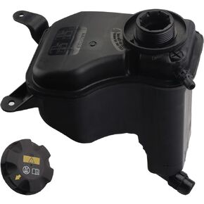 Dasbecan Coolant Reservoir Overflow Expansion Tank and Level Sensor and Cap Compatible With BMW 1-Series E82 E88 X1 E84 Z4 E89 3-Series E90 E91 E92 E93 Replaces# 17137607482 17137567462 17137640514