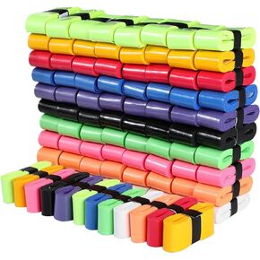 100 Pieces Tennis Badminton Racket Overgrips Bulk Tennis Racket Grip Tape for Anti-Slip and Absorbent Grip
