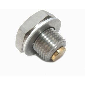 Gold Plug Magnetic Drain Plug AP-10 - Made in Montana, USA, uses Extra washers SW-10