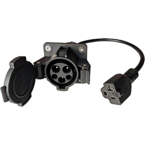 J1772 to Nema 5-15/5-20 Discharger, EV Station Charging Adapter with 0.35M Cable,EV Adapter Plug,J1772 to Nema 5-20 for E-Bike/Scooter/One Wheel