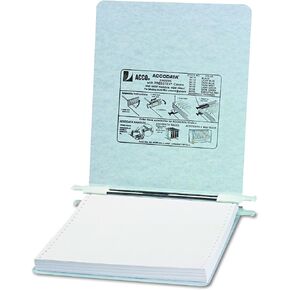 أغطية ACCO ACC54114 PRESSTEX مع خطافات تخزين، غطاء 6 بوصة، 9 1/2 × 11، رمادي فاتح