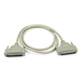 Parallel Printer Cable Male to Male DB37 37 Pin Serial Extension Cable 1.5M/5Ft Length